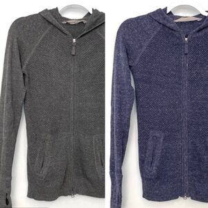 Athleta Bundle Knit Hooded Sweatshirts